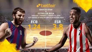 Barça Basket vs. Estrella Roja: horario, TV, estadísticas, clasificación y pronósticos
