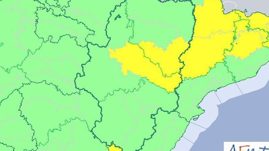 Alerta amarilla por temperaturas máximas en sur de Huesca y Ribera del Ebro