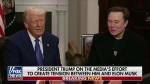 Trump y Musk muestran un frente unido en una entrevista en Fox