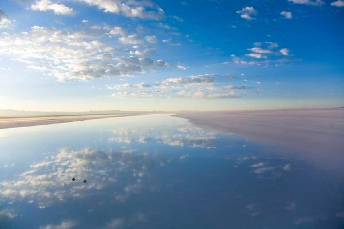 Al este del Salar de Uyuni donde hay fuertes lluvias en marzo