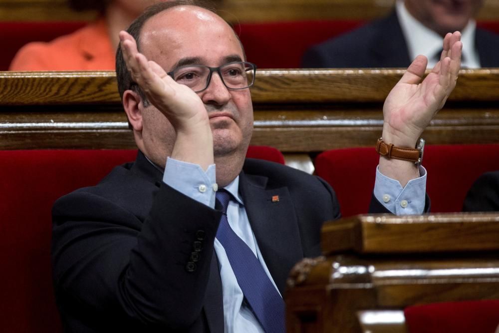 Ple d'investidura de Quim Torra