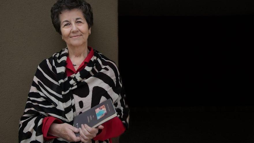 María Ángeles Sánchez, durante la presentación de &#039;tres maldito centímetros&#039;.