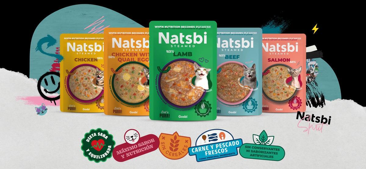 La comida para perro incluye hasta un 90% de carne, mientras que la de gato hasta un 54% para adaptarse a sus gustos y necesidades nutricionales.