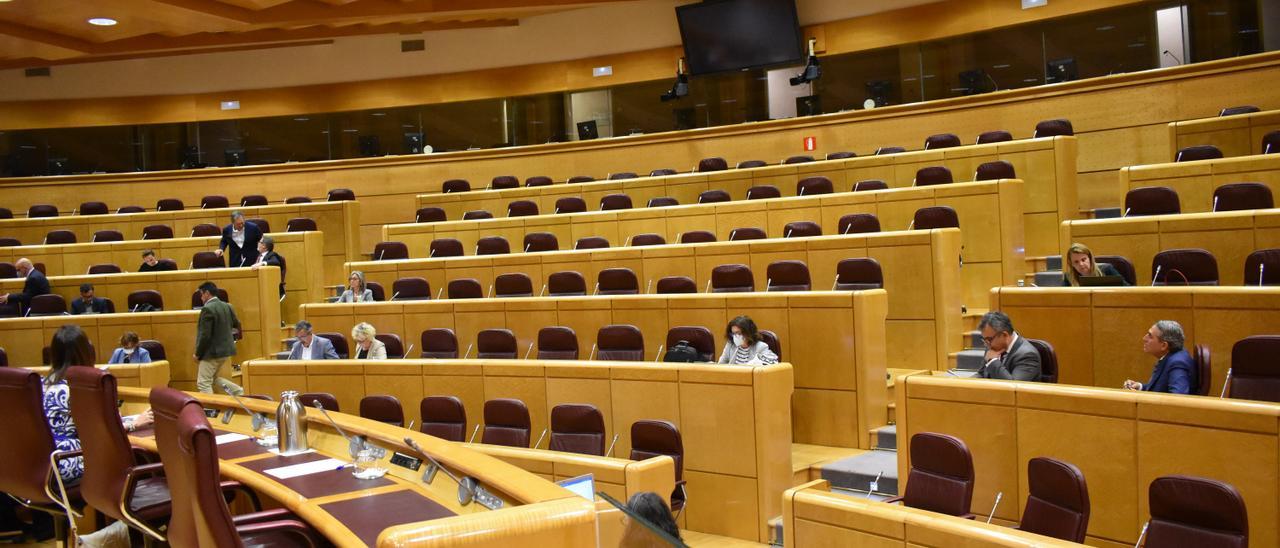 Imatge de la sessió de la comissió del Senat que ha debatut el projecte de Fàbrica Nova