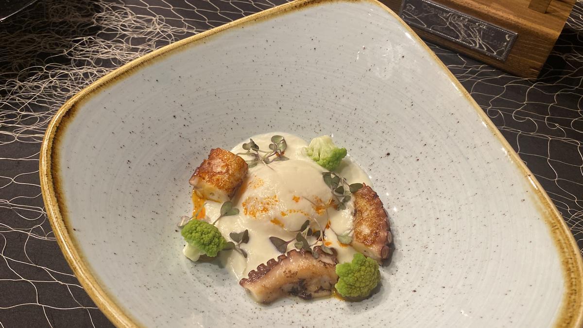 Imagen del plato ganador, obra del restaurante Mar Blava.