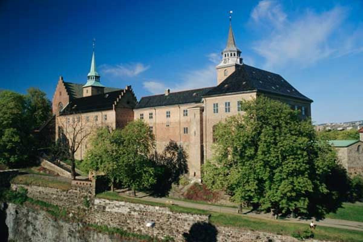 Vista del Castillo y la Fortaleza de Akershus