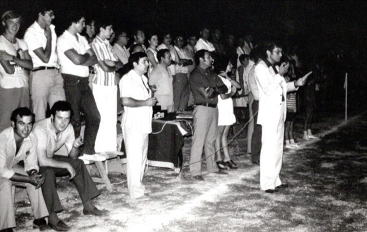 fútbol. Primera presentación, a cargo de Biel Gomila, del Torneig de Sa Llum (1973)