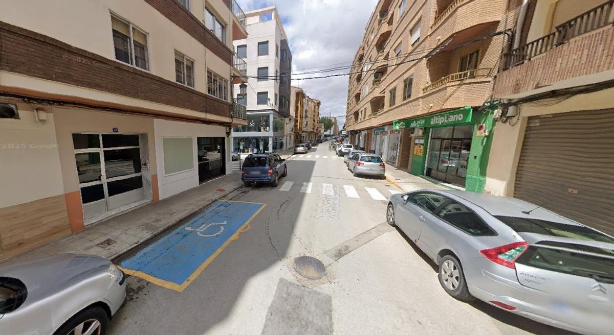 Un tram del carrer San Agustín de Requena