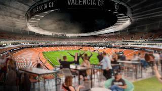 Las imágenes del proyecto del nuevo estadio que ha presentado el Valencia CF