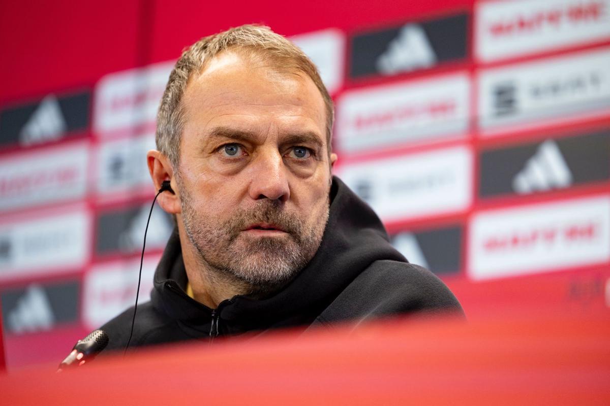Flick en la rueda de prensa previa al partido ante el Betis de Copa del Rey