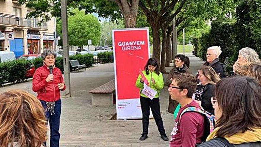 L&#039;acte de Guanyem Girona a Sant Narcís.