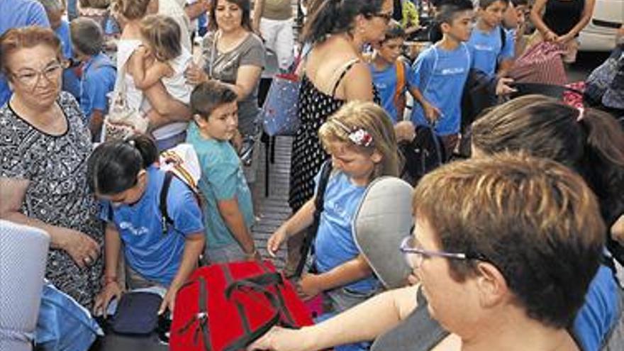 Unos 100 niños participan en el ‘clásico’ campamento de Lluïsos