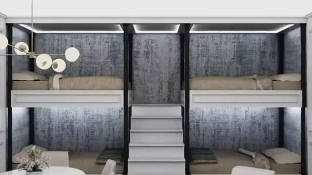 Así es el interior de un bunker para cuatro personas