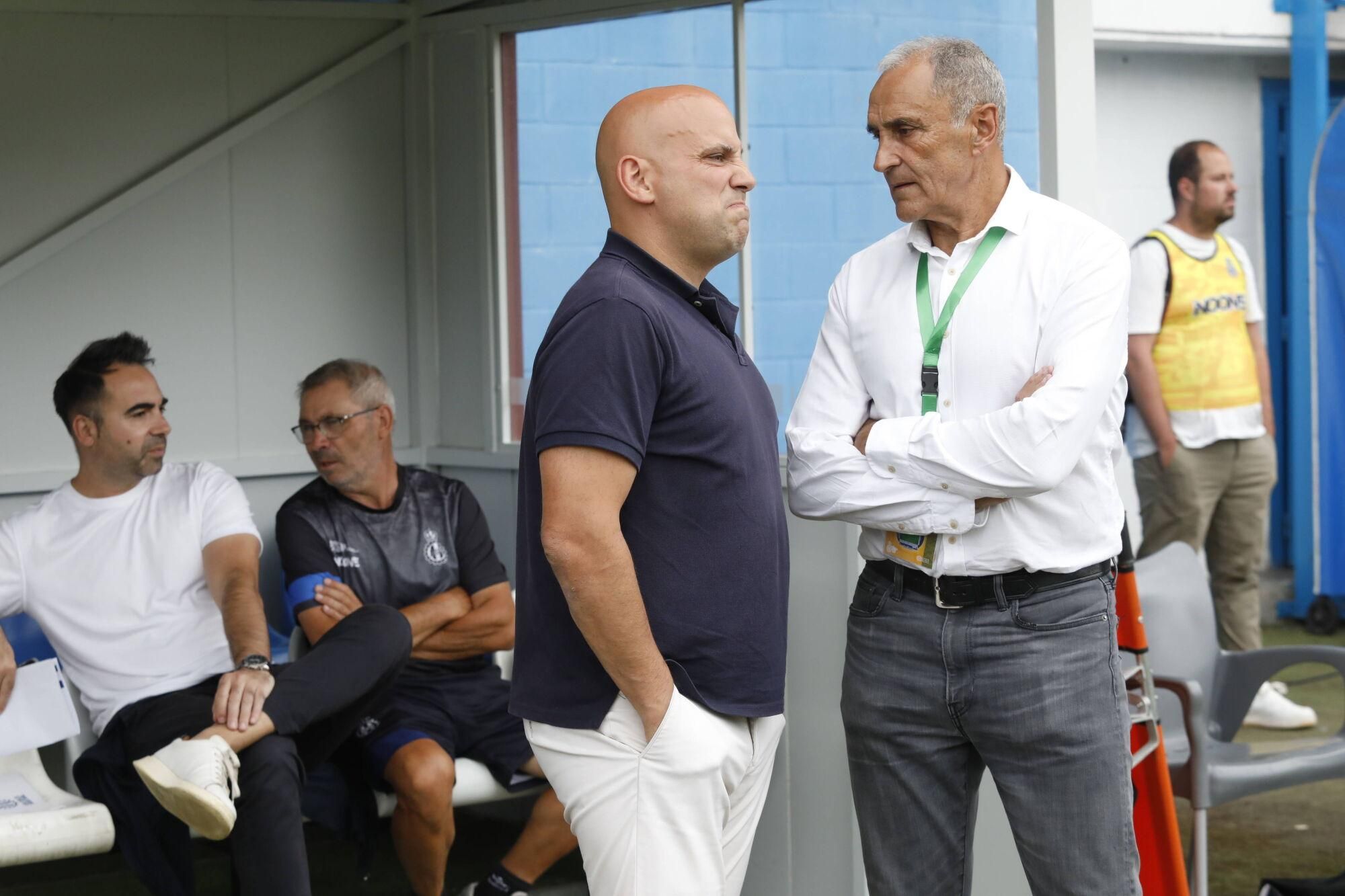 EN IMÁGENES: Partido amistoso entre Real Avilés y Real Sporting