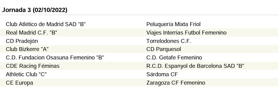 Jornada 3 2ª RFEF.