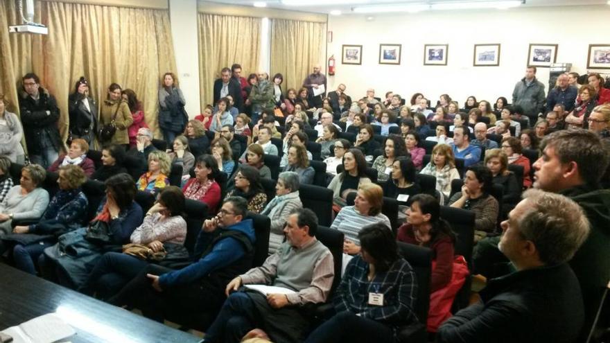 Asamblea, hoy en Vigo. // J. Lores