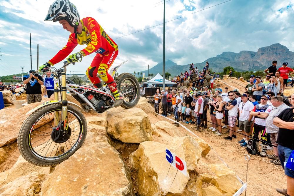 Bou se luce en el Mundial de Trial de La Nucía.