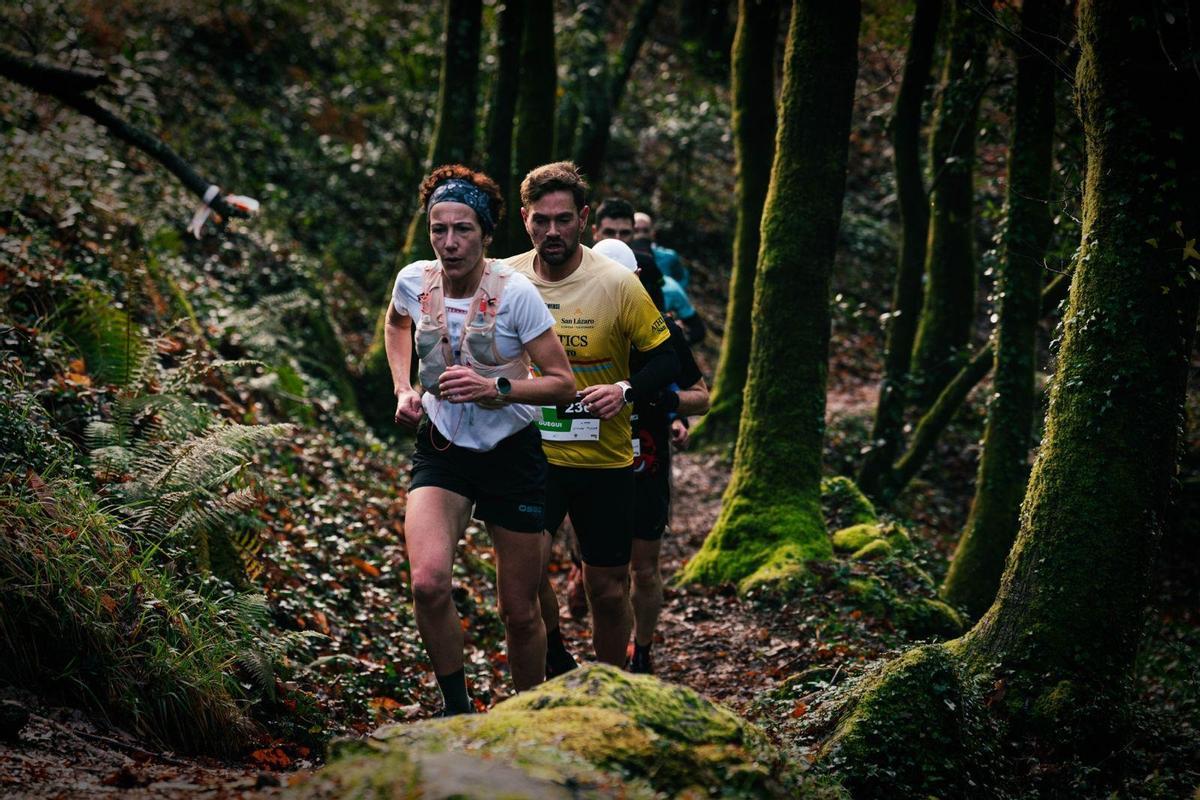 La prueba discurrió por preciosos senderos.
