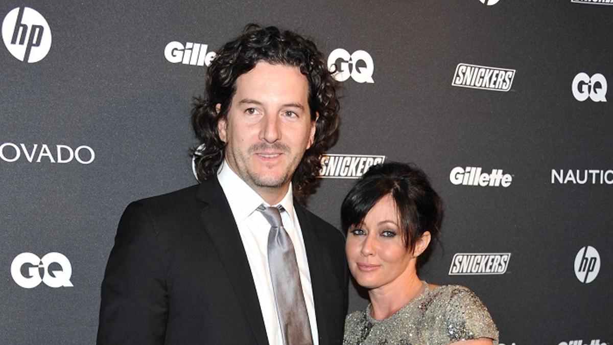 Shannen Doherty junto a su novio en 2010