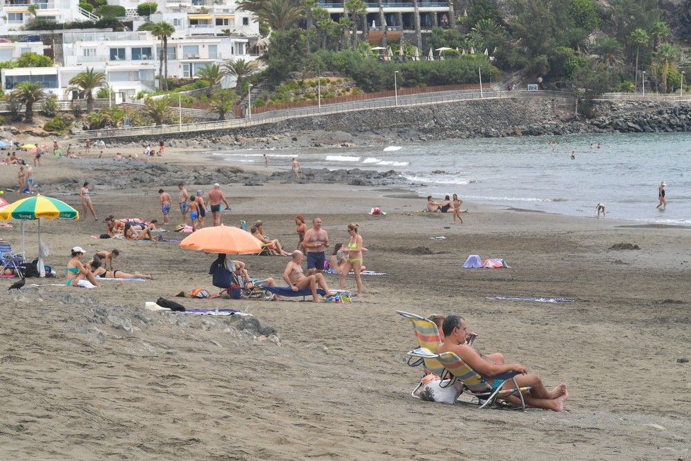 Playa de San Agustín, en San Bartolomé de Tirajana