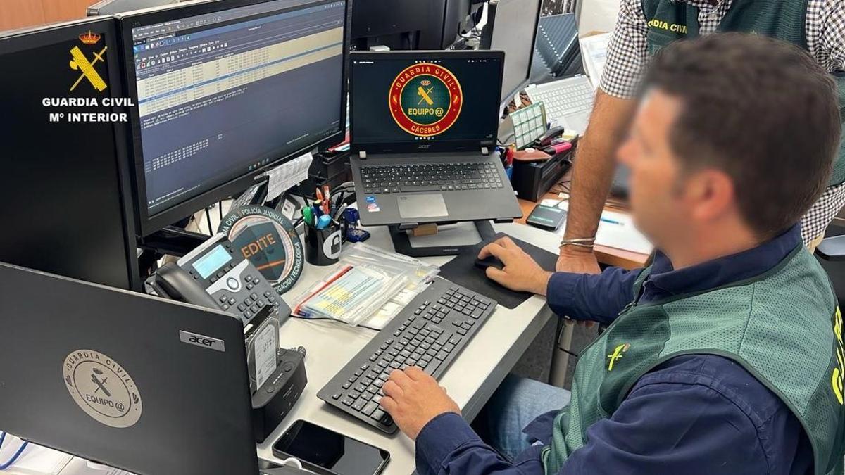 Imagen del equipod de la Comandancia de Cáceres.