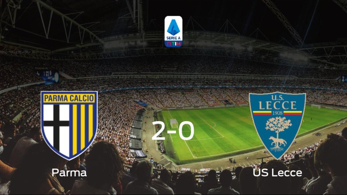 Tres puntos para el equipo local: Parma 2-0 US Lecce