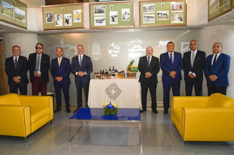 Almuerzo de los presidentes de la UD Las Palmas y el CD Tenerife