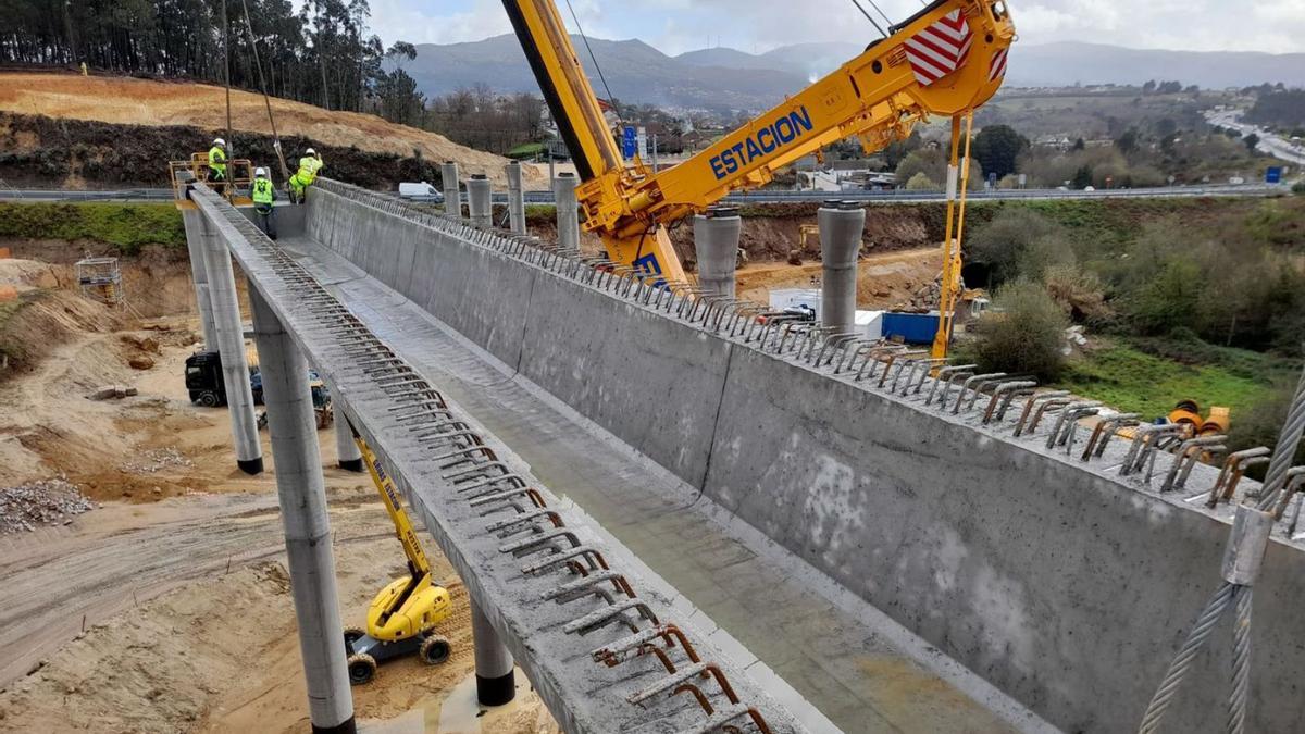 Obras de construcción de la Vía de Alta Capacidad Tui-A Guarda. |   // D.P.