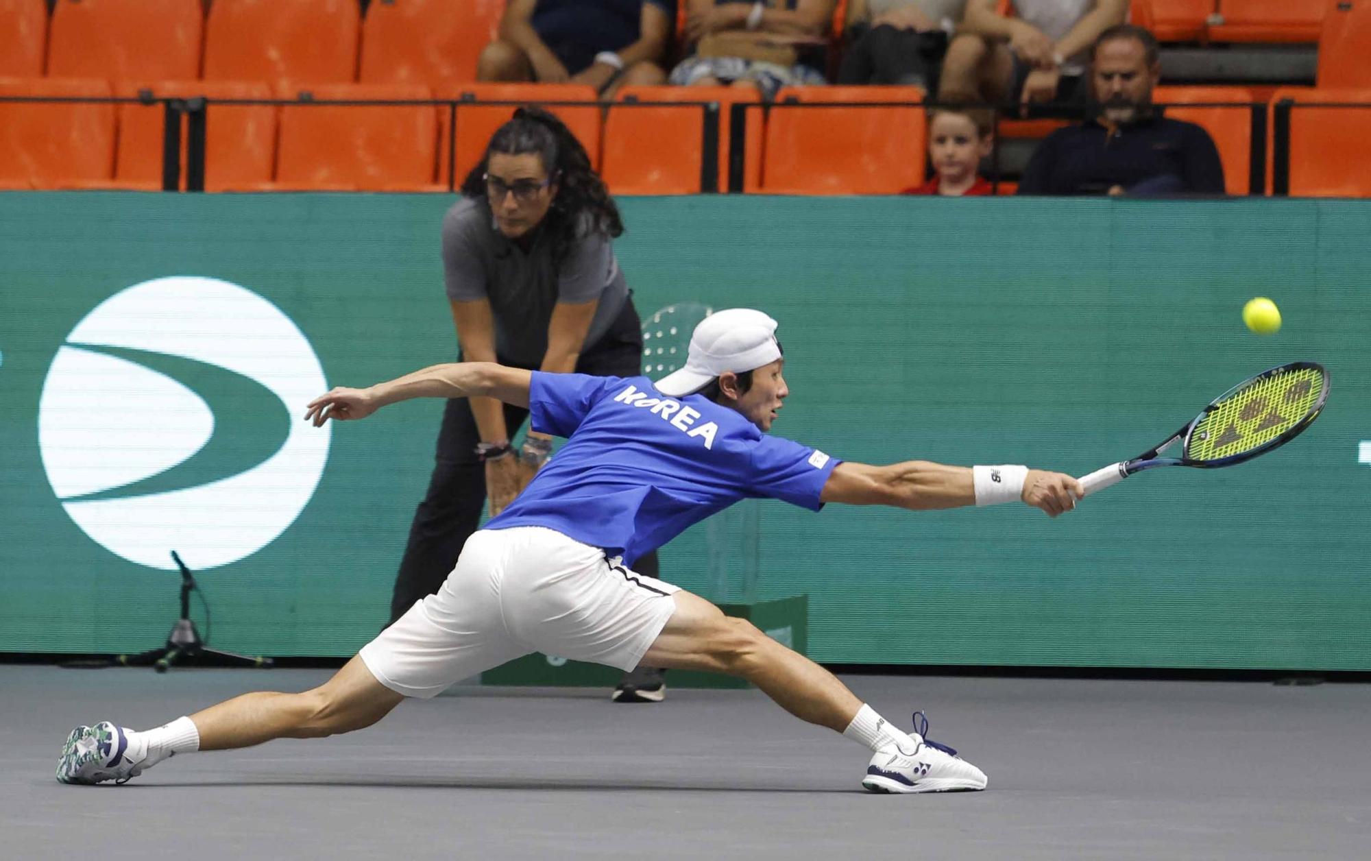 Tercera jornada de Copa Davis entre Rep. Checa y Corea