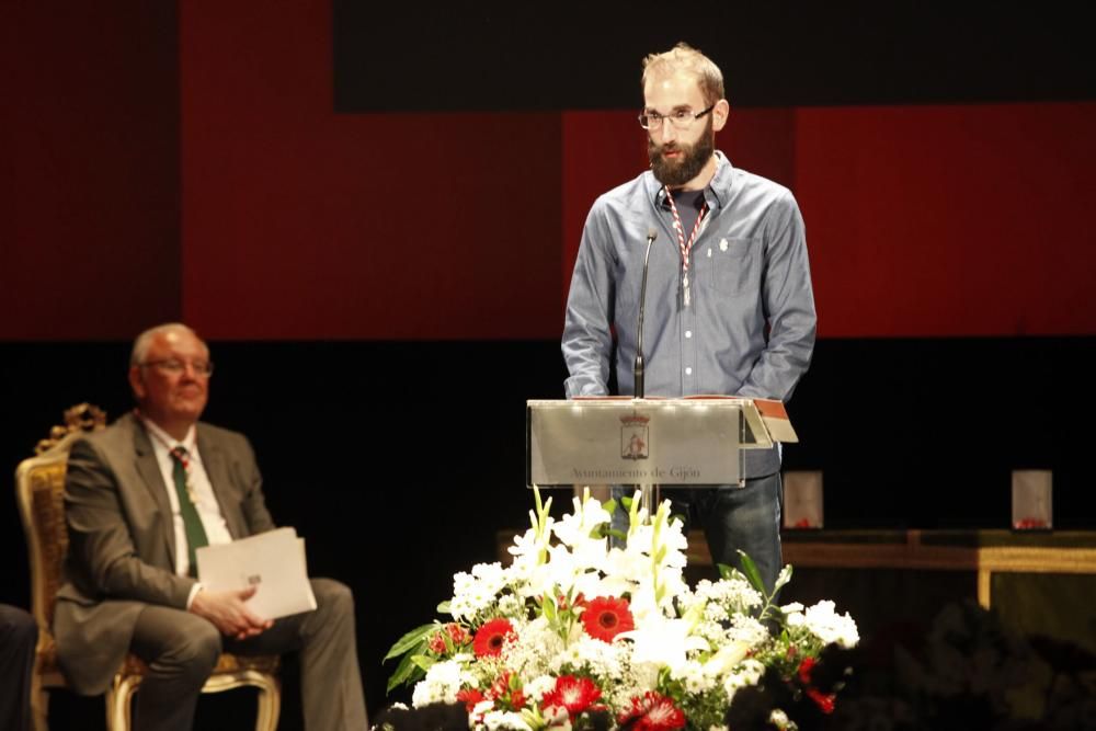 Entrega de medallas y distinciones de Gijón