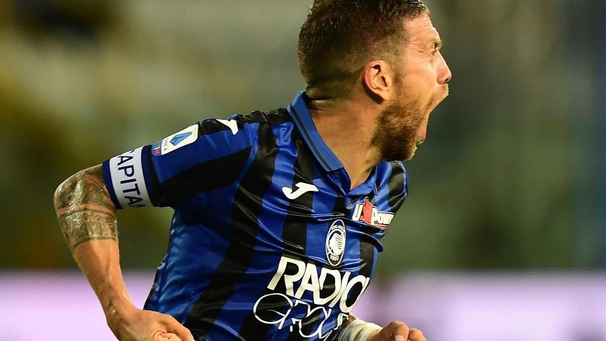 Papu Gómez, durante uno de sus últimos partidos con la Atalanta