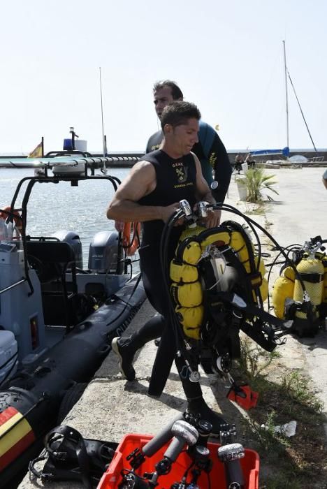 Recuperan parte de un ancla romana en aguas de Cab