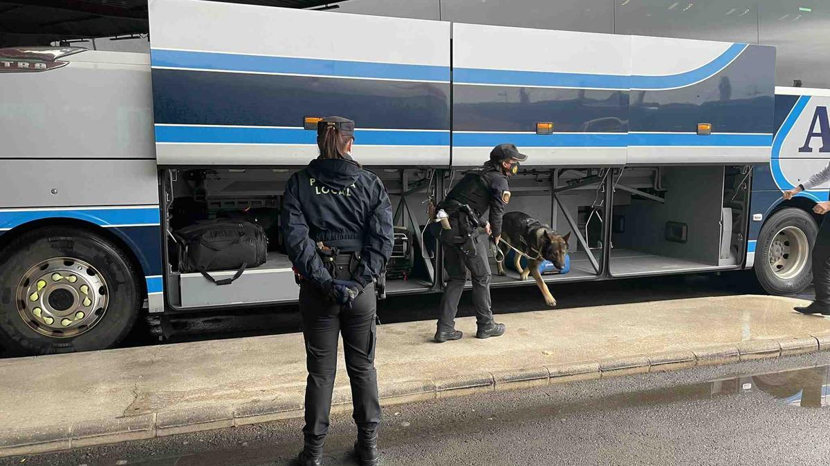 Imagen de los controles en los autobuses