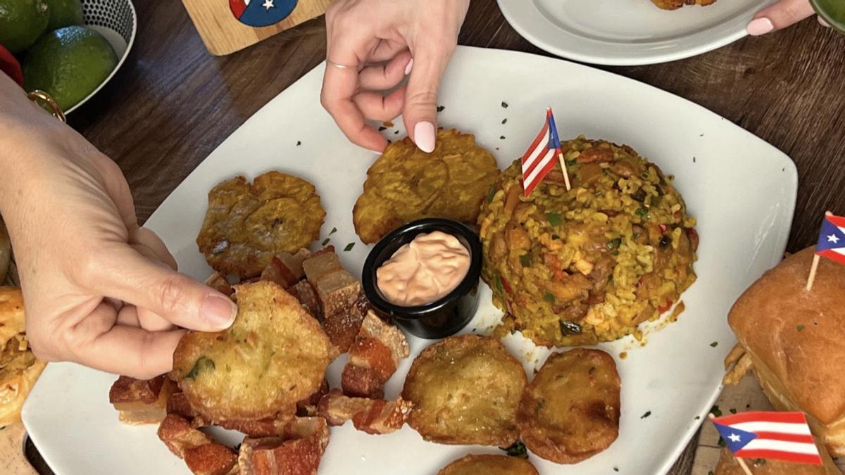 La picadera, un plato combinado al estilo boricua.