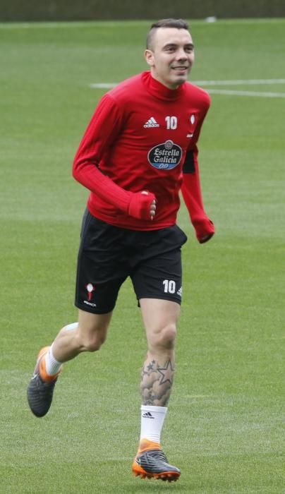 Último entrenamiento del Celta antes de vsitar el Bernabéu // Alba Villar