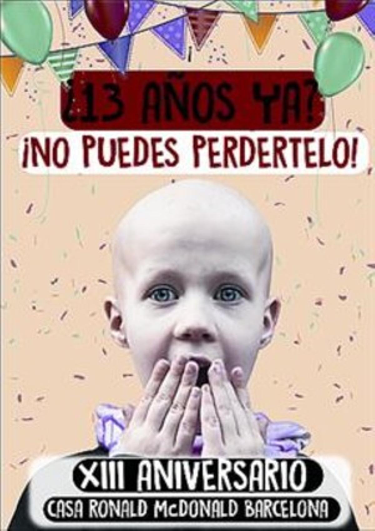 Cartell del 13è aniversari. Cartell del 13è aniversari.