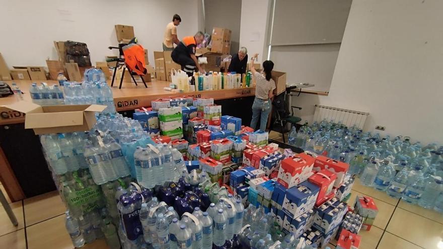 Las Cuencas, una mina de solidaridad con Valencia