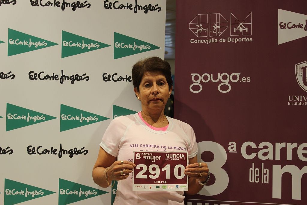 Entrega de dorsales de la Carrera de la Mujer 2023 (viernes por la mañana)