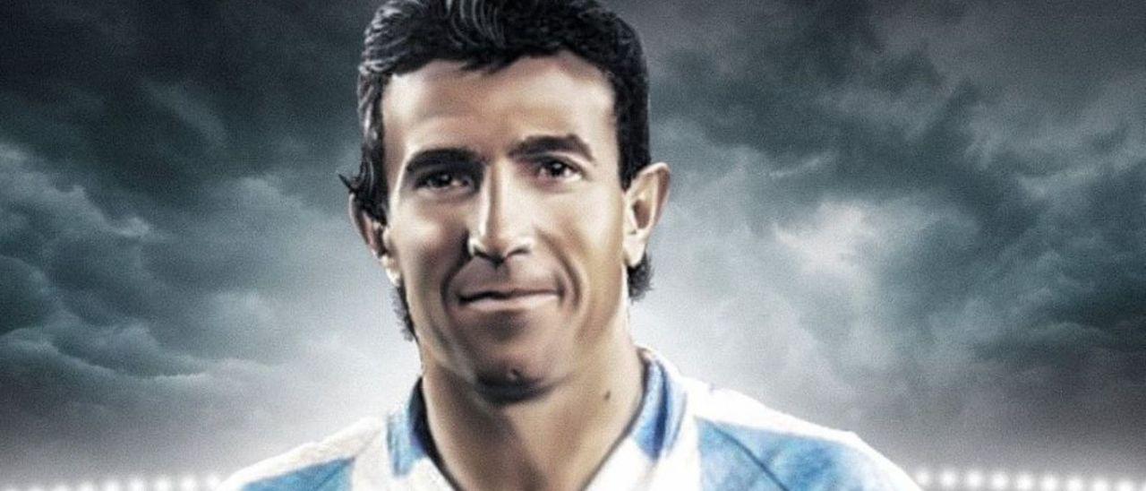 Juanito es una de las leyendas del Real Madrid y del Málaga CF.