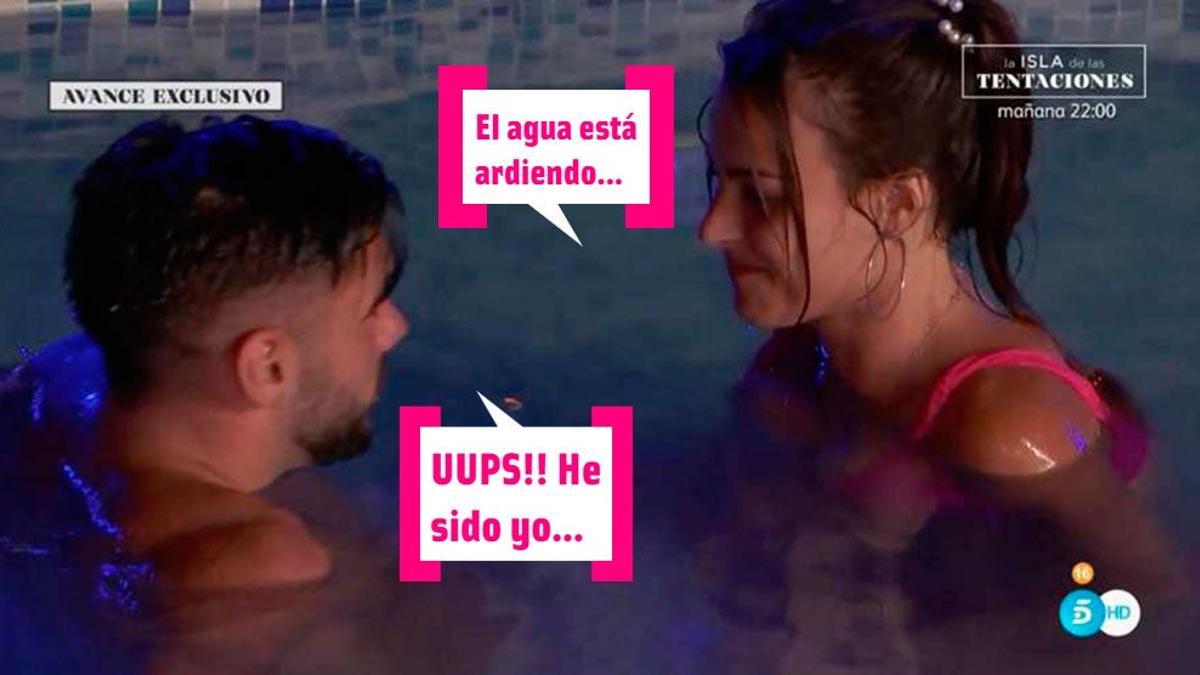 El jacuzzi más tentador: Marta Peñate y Dani... ¡Calientan las aguas (y se comen a besos)!