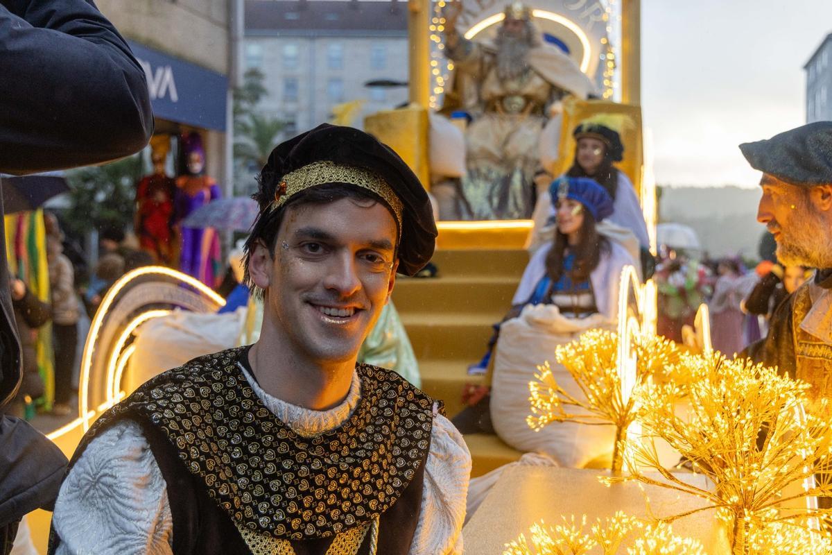 Los Reyes Magos recorren las calles de Santiago