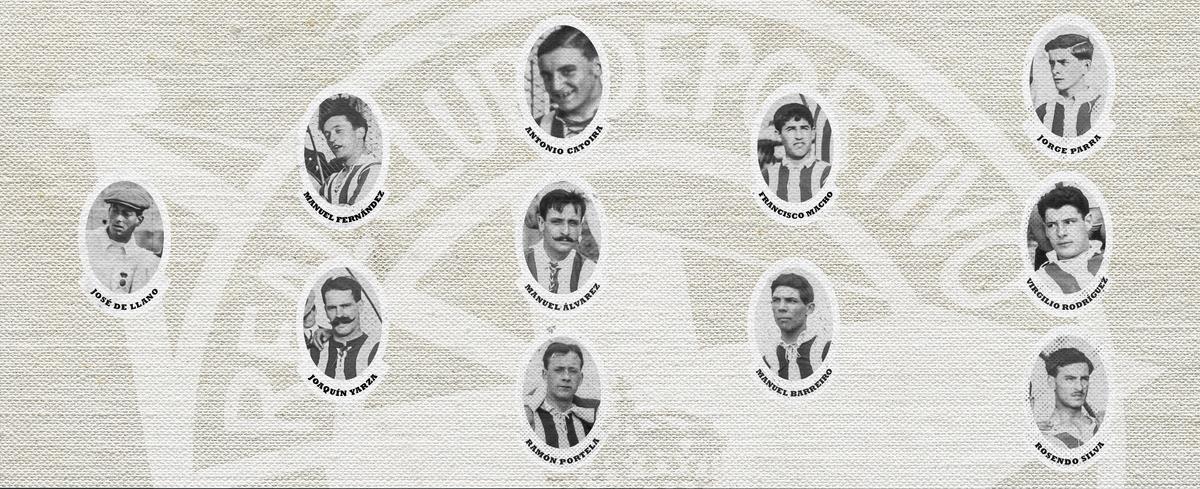 Los once deportivistas que conquistaron la Copa España de 1912