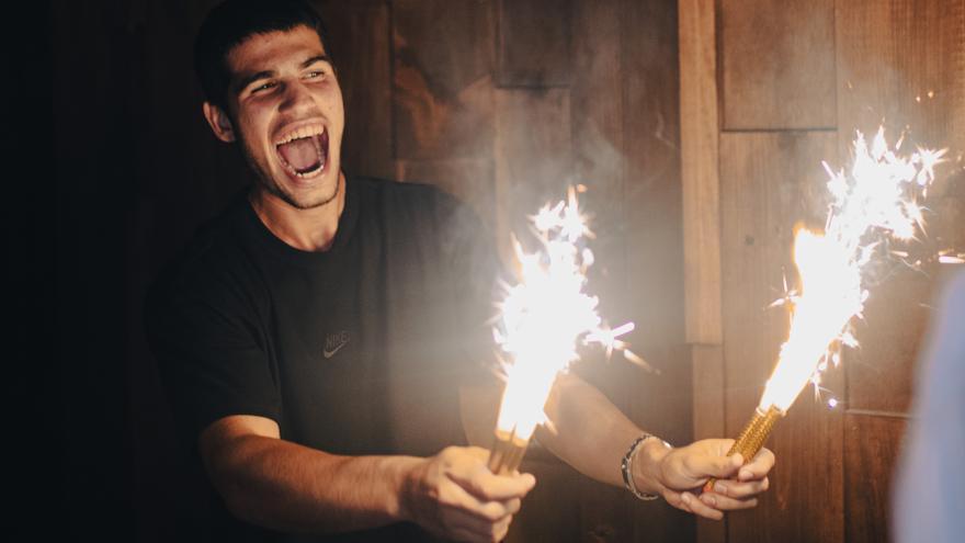 ¿Qué cenó Carlos Alcaraz para celebrar su US Open?