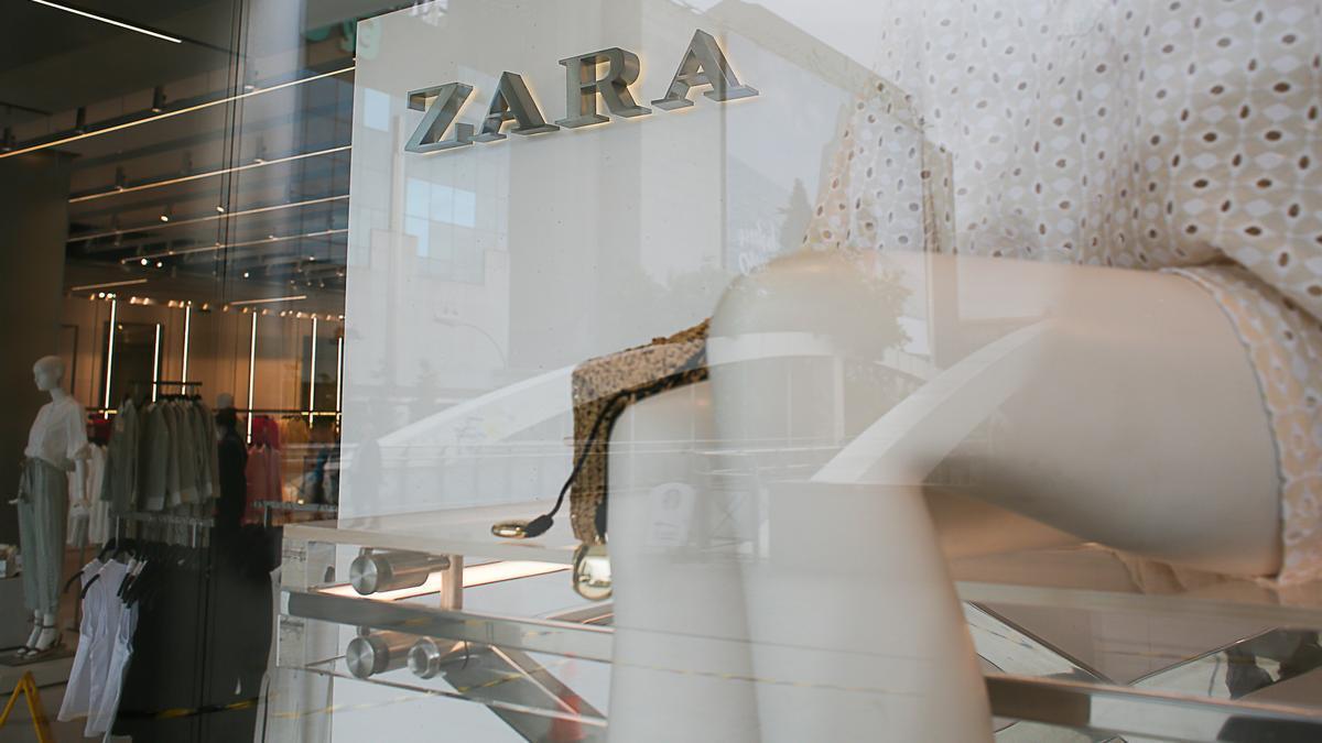 Un escaparate de Zara