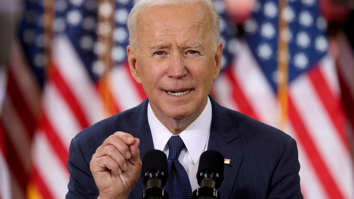 El presidente de EEUU, Joe Biden, durante la presentación de su plan sobre infraestructuras, el pasado 31 de marzo en Pittsburgh.