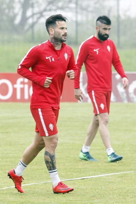 Entrenamiento del Real Sporting