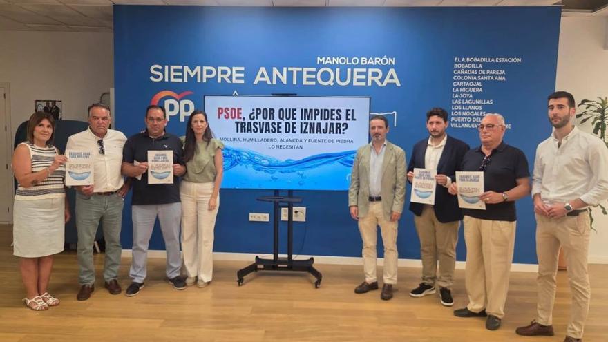 Alcaldes de Antequera exigen a Gobierno y Junta de Andalucía información del trasvase de Iznájar