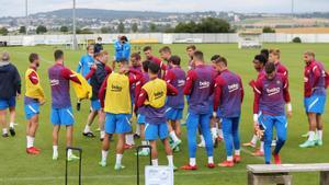 Las mejores imágenes del entrenamiento de hoy del Barça