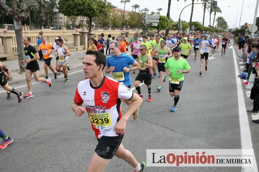 Media Maratón de Murcia: paso por la Avenida del Infante