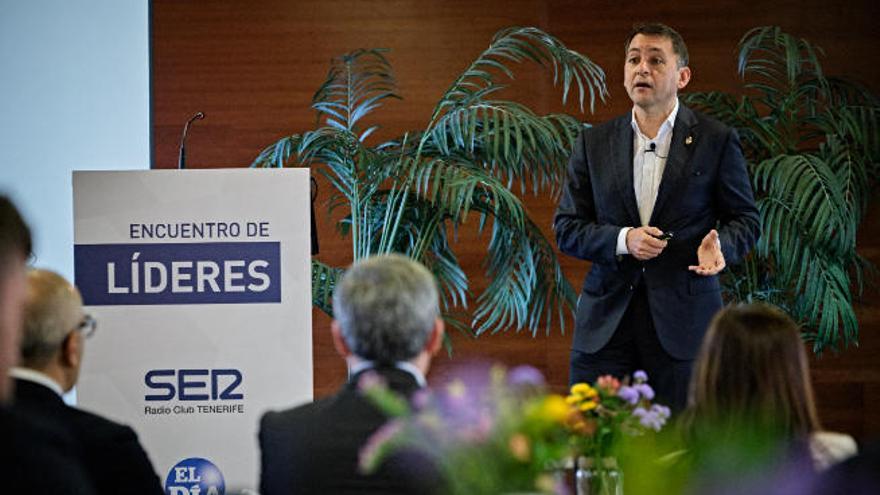 José Manuel Bermúdez, durante su intervención.